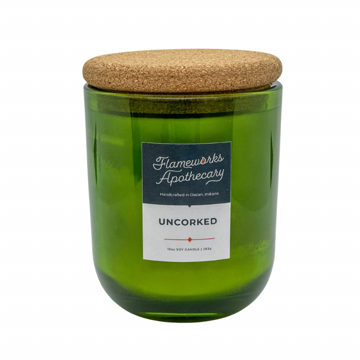 Uncorked 10 oz Green Sonoma Tumbler Jar Candle