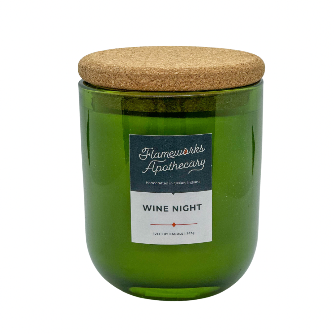 Wine Night 10 oz Green Sonoma Tumbler Jar